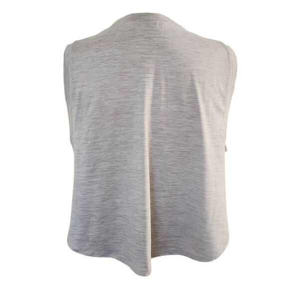 Women's Size Large Pink & Gray Set of 3 Sleeveless Running Crop Tops - Picture 8 of 9